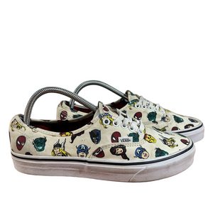 Vans Unisex x Authentic Marvel Heads Shoe Size 9 or 10.5 #416